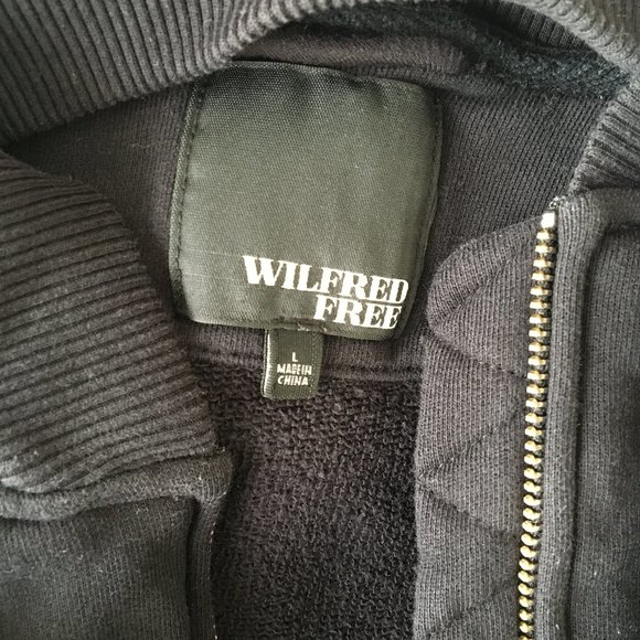 Wilfred Free Black Zip-up with Skeleton Design - Picture 7 of 7